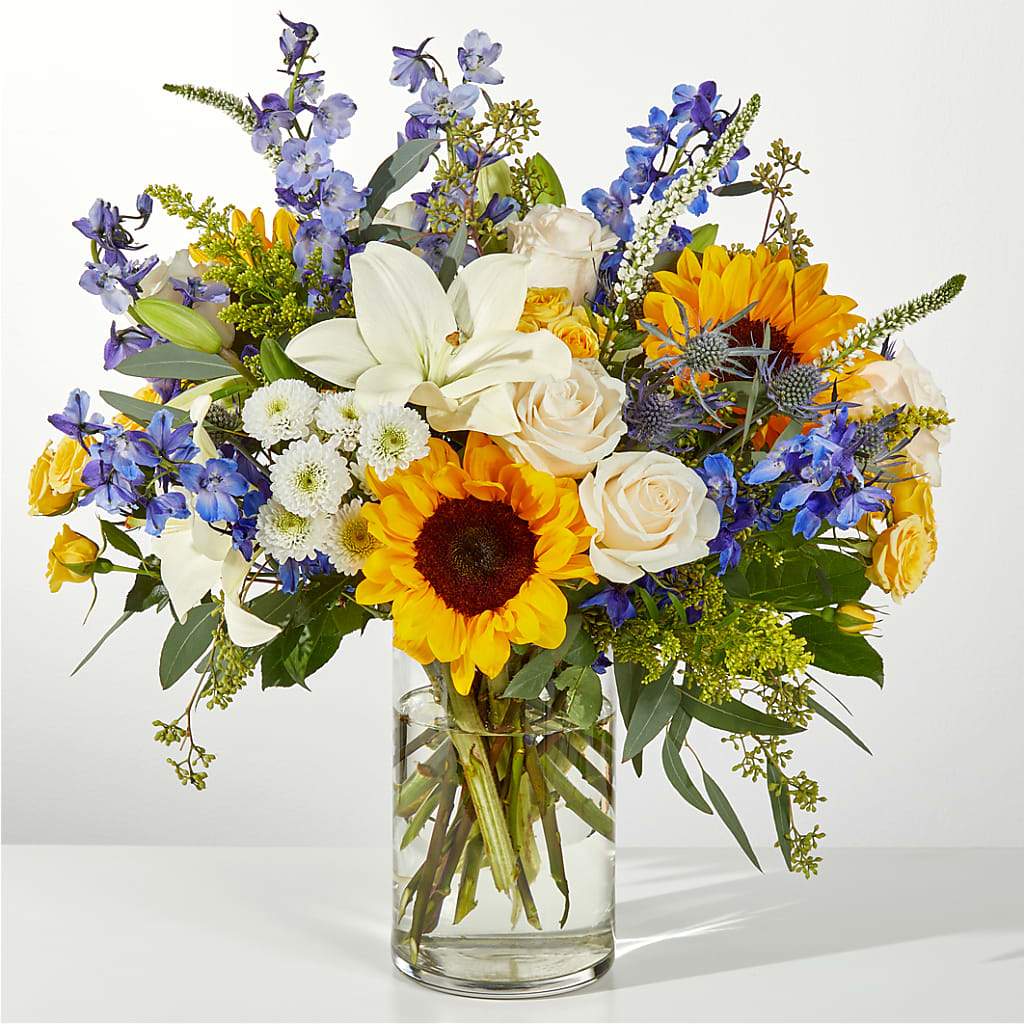 Wonderfully Sunny Bouquet – Freesia Flowers, Tomball TX