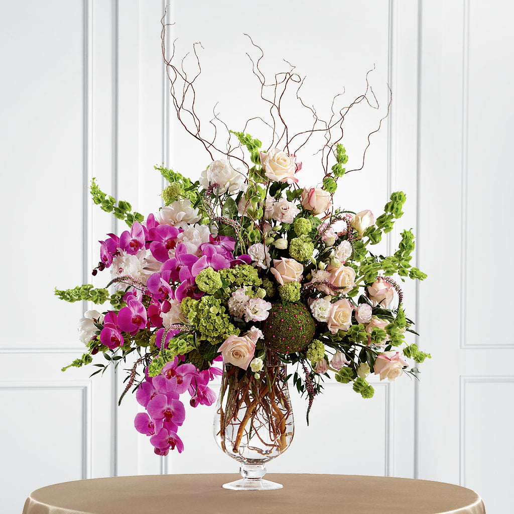 Soft Sophistication Arrangement – Freesia Flowers, Tomball TX