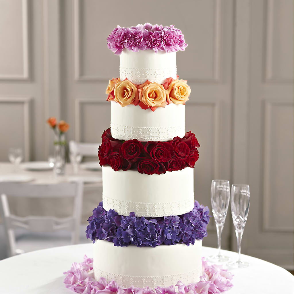 Infinite Love Cake Décor – Freesia Flowers, Tomball TX