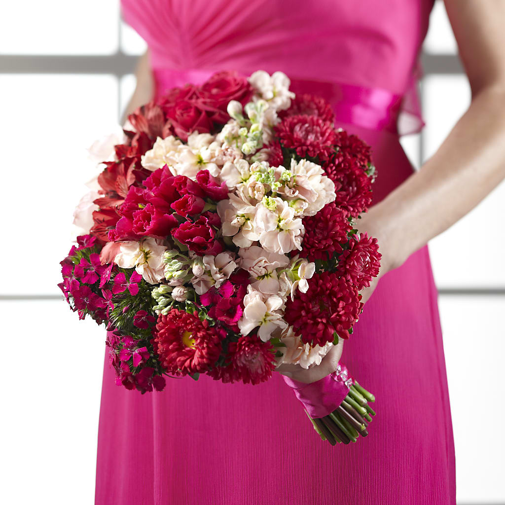 Pink Effervescence Bouquet – Freesia Flowers, Tomball TX