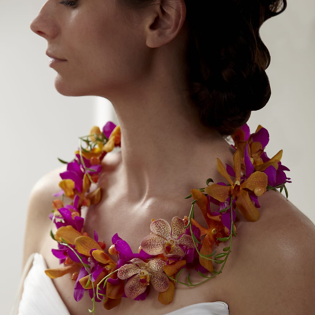 My Sweet Love Floral Necklace – Freesia Flowers, Tomball TX