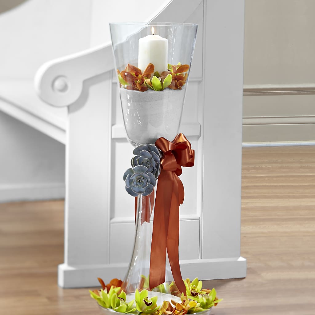 Matrimony Pew Decor – Freesia Flowers, Tomball TX