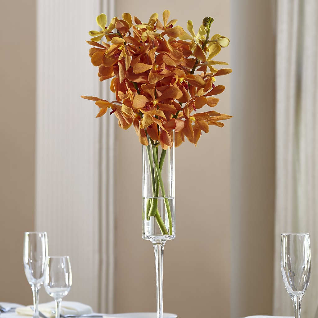Orange Mokara Bouquet – Freesia Flowers, Tomball TX