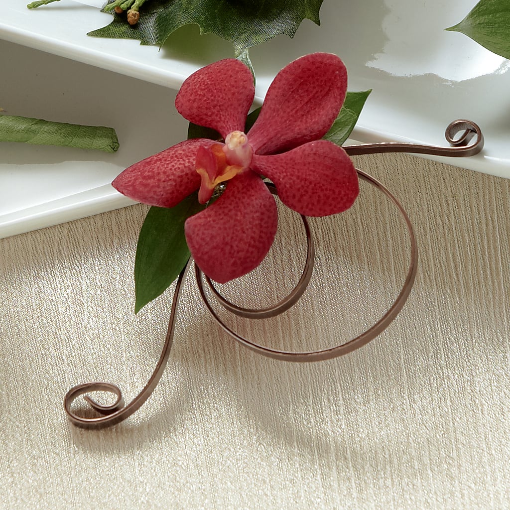 Red Mokara Boutonniere – Freesia Flowers, Tomball TX
