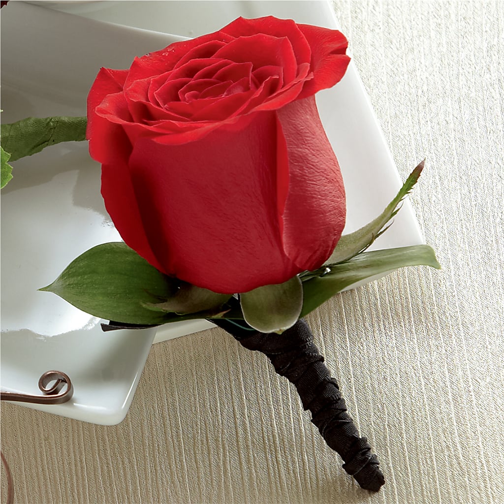 Red Rose Boutonniere – Freesia Flowers, Tomball TX
