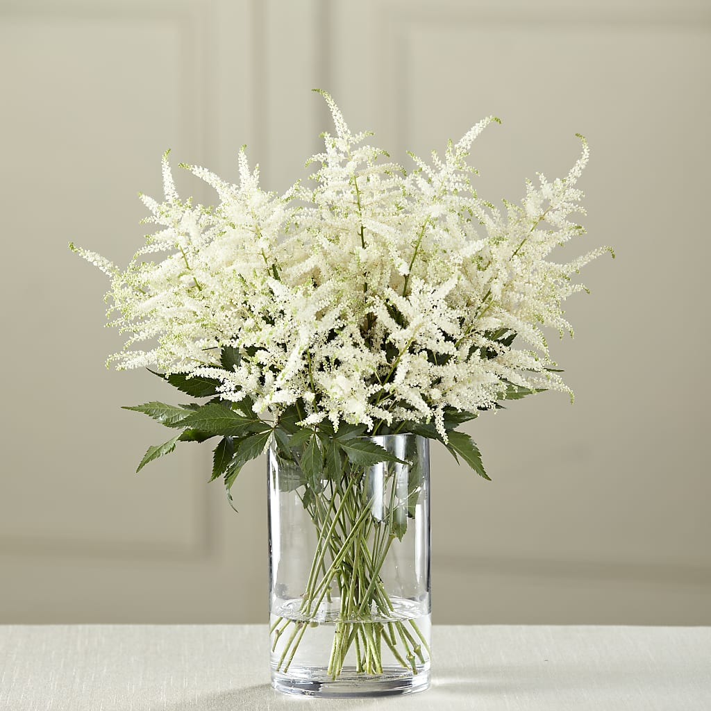 White Astilbe Bouquet – Freesia Flowers, Tomball TX