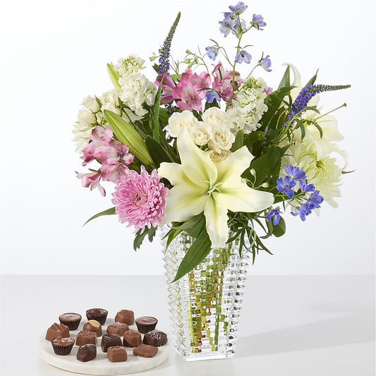 Winter Celebration Bouquet –  Freesia Flowers, Tomball TX