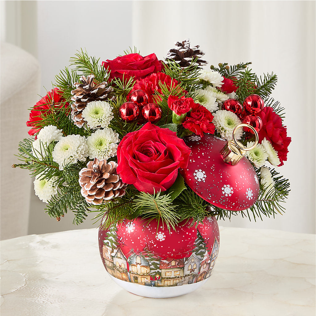 Christmas Carols Ornament –  Freesia Flowers, Tomball TX