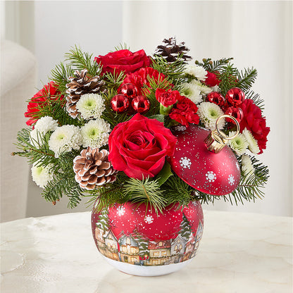 Christmas Carols Ornament –  Freesia Flowers, Tomball TX