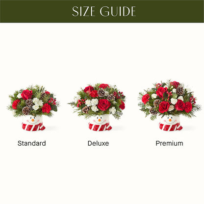 Jolly Snowman Bouquet –  Freesia Flowers, Tomball TX