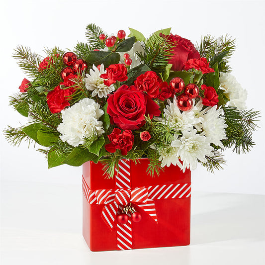 Presents Under the Tree Bouquet –  Freesia Flowers, Tomball TX