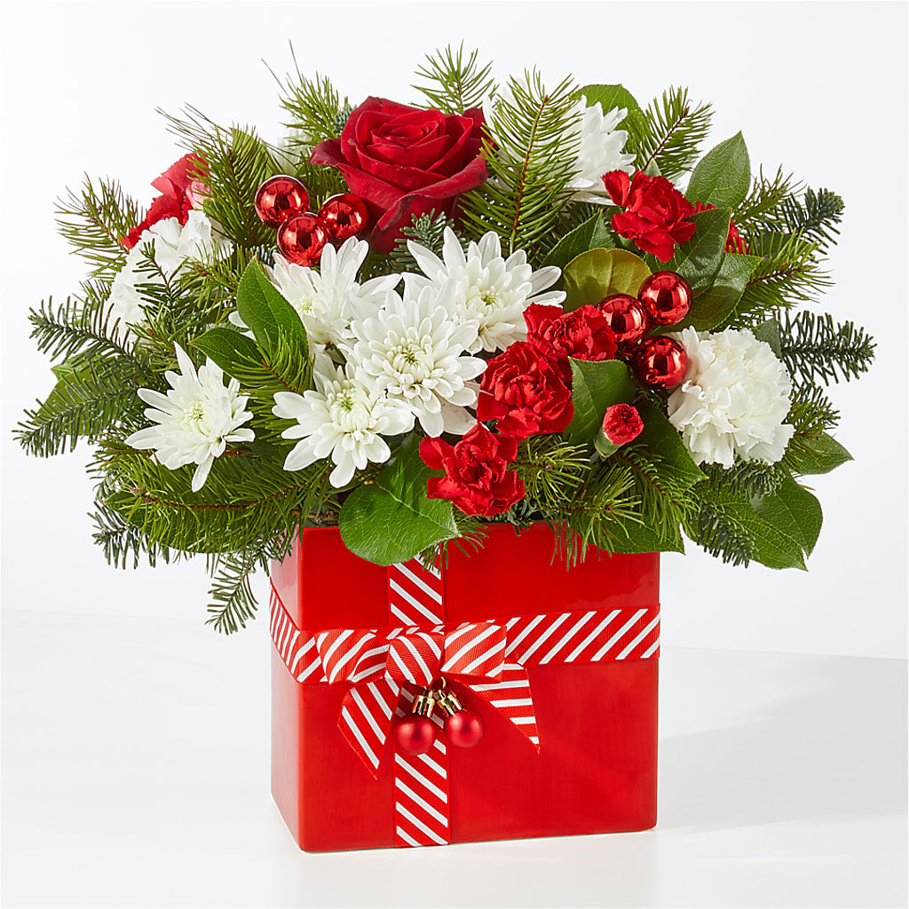 Presents Under the Tree Bouquet –  Freesia Flowers, Tomball TX