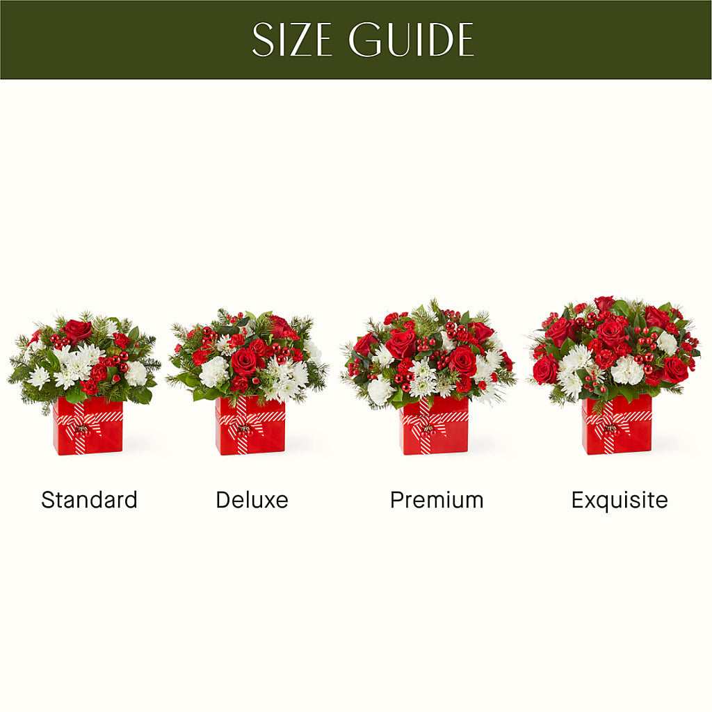 Presents Under the Tree Bouquet –  Freesia Flowers, Tomball TX