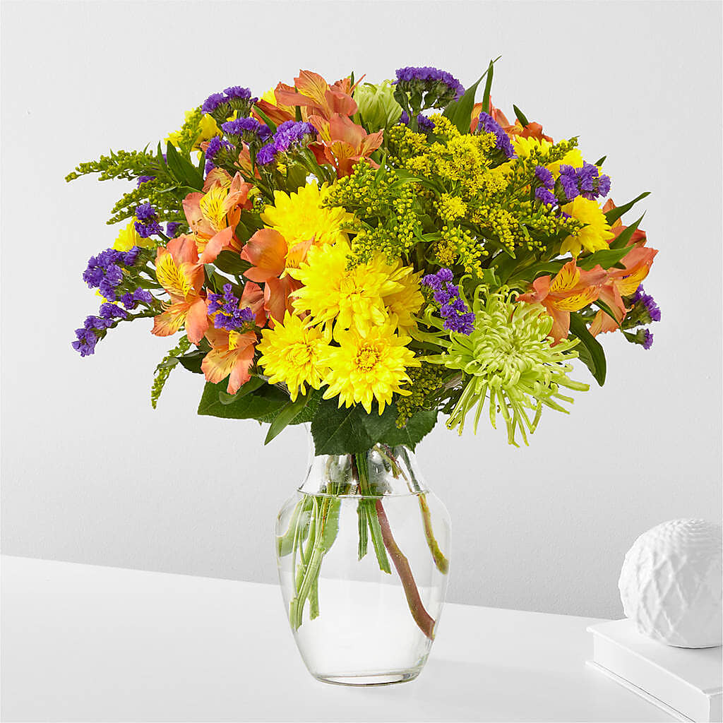 Marmalade Skies Bouquet –  Freesia Flowers, Tomball TX
