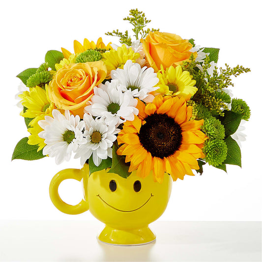 Be Happy Bouquet –  Freesia Flowers, Tomball TX