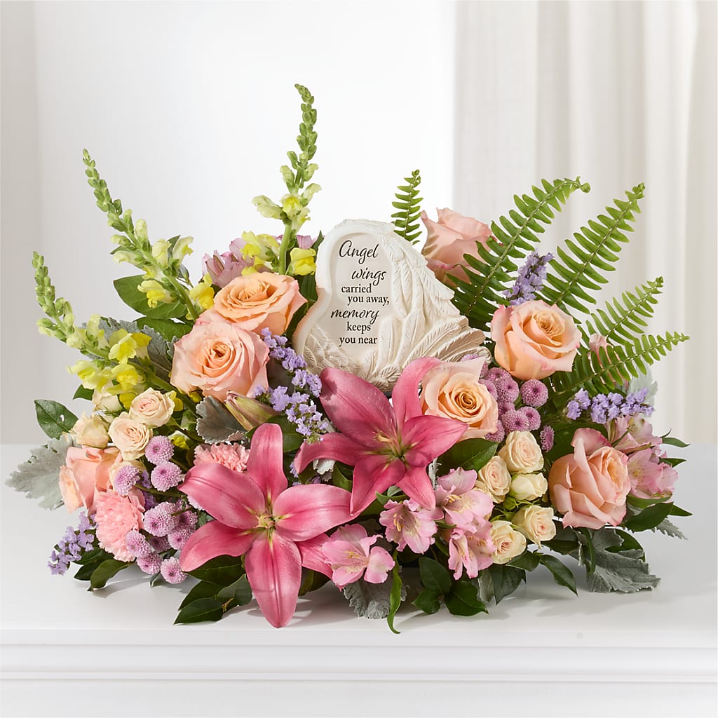 Gentle Light Arrangement –  Freesia Flowers, Tomball TX