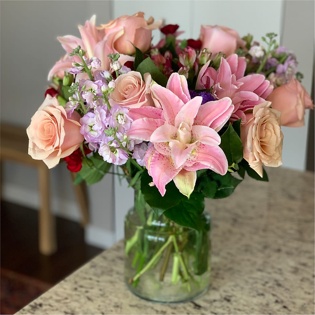 Romantique Bouquet –  Freesia Flowers, Tomball TX