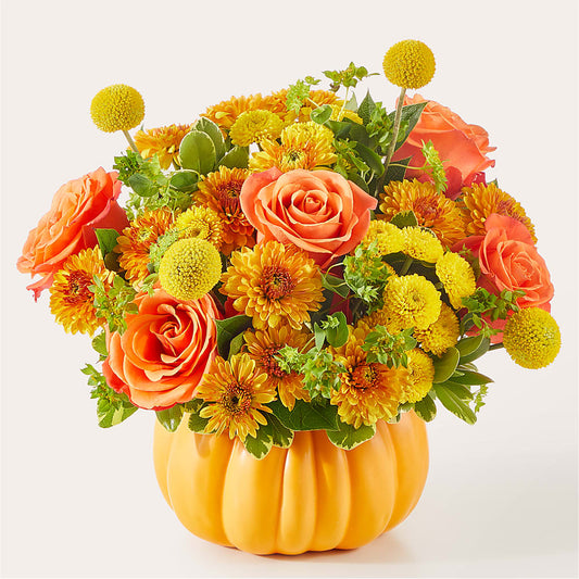 Gourdgeous Pumpkin –  Freesia Flowers, Tomball TX