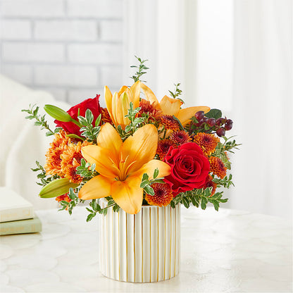 Scarlet Skies Bouquet –  Freesia Flowers, Tomball TX