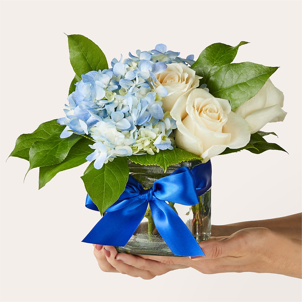 Sky Blue Delight Bouquet –  Freesia Flowers, Tomball TX