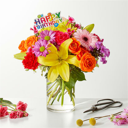 Cue the Confetti - A Florist Original –  Freesia Flowers, Tomball TX