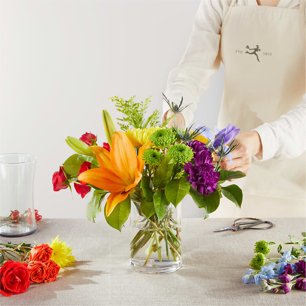 Summer Spectra - A Florist Original –  Freesia Flowers, Tomball TX