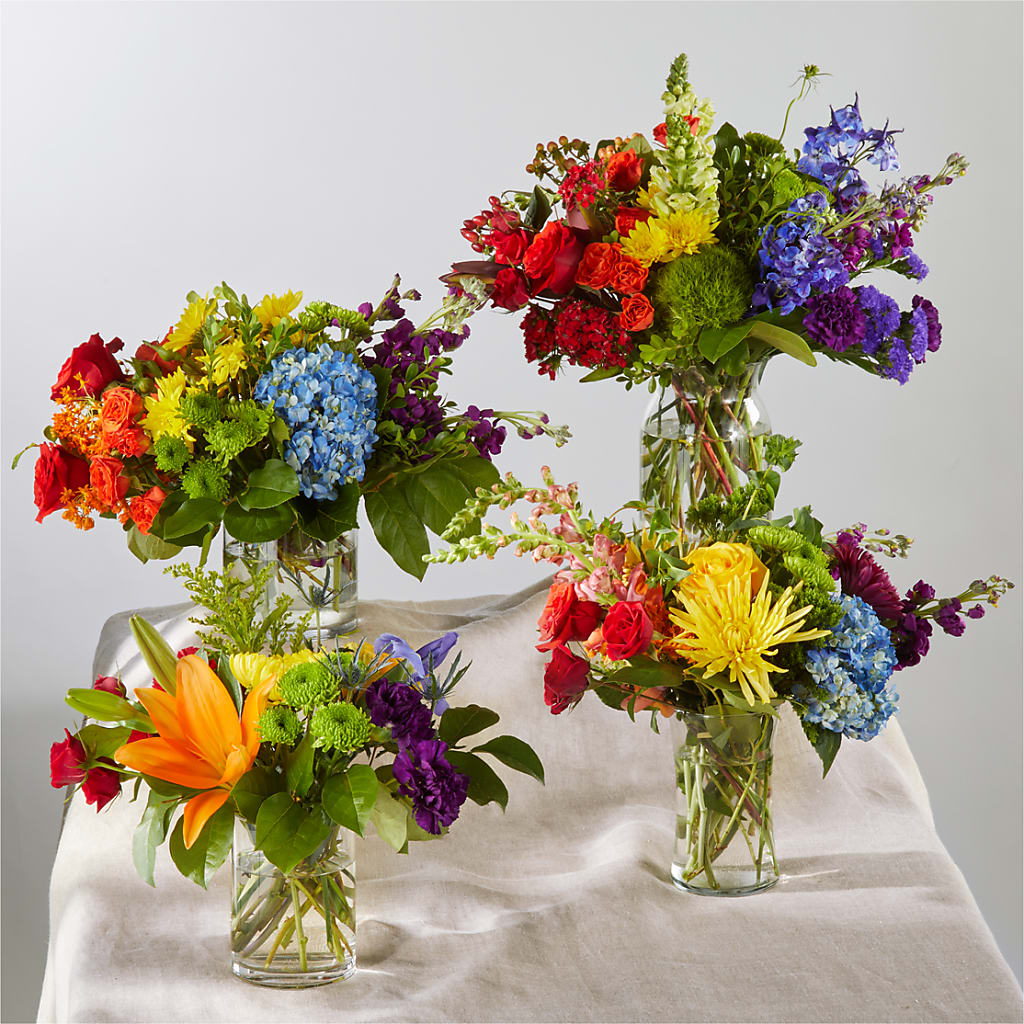 Summer Spectra - A Florist Original –  Freesia Flowers, Tomball TX