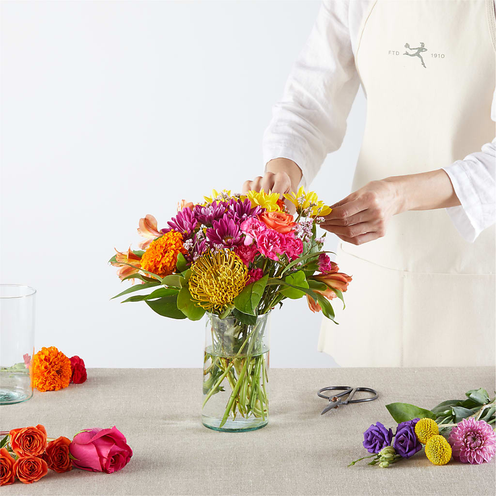 Feast of Color – A Florist Original –  Freesia Flowers, Tomball TX