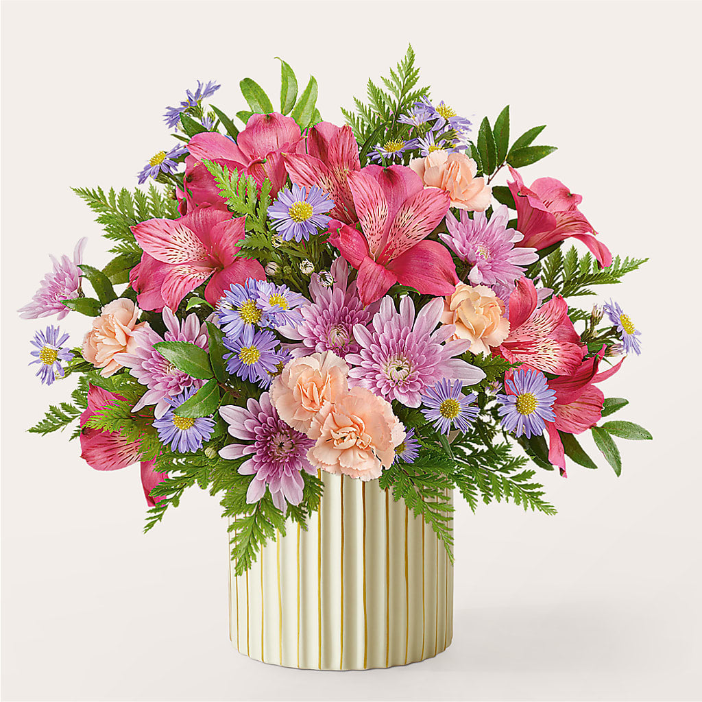 Sunset Serenade Bouquet –  Freesia Flowers, Tomball TX