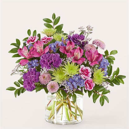 Glass Half Full Bouquet –  Freesia Flowers, Tomball TX