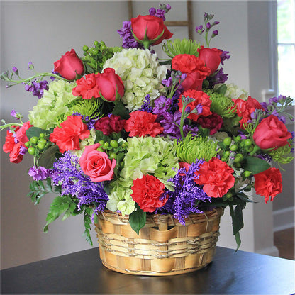 Warm Embrace Arrangement –  Freesia Flowers, Tomball TX