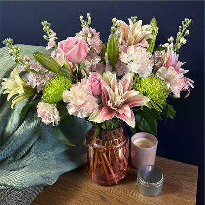 Pretty in Pink Bouquet –  Freesia Flowers, Tomball TX