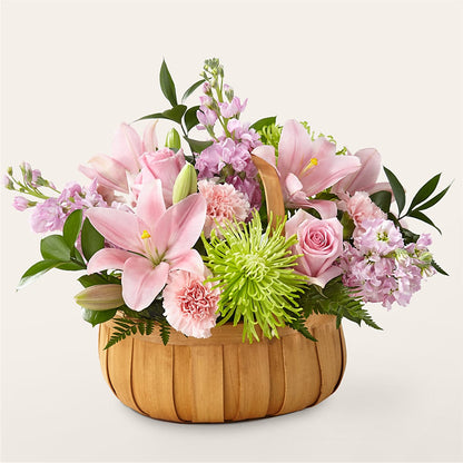 Beautiful Spirit Basket –  Freesia Flowers, Tomball TX