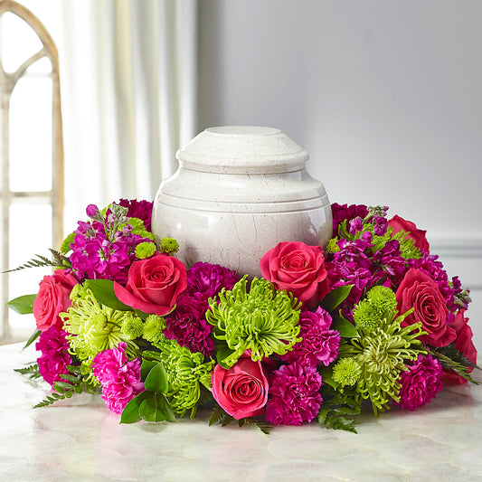Hopeful Blessings Cremation Adornment –  Freesia Flowers, Tomball TX