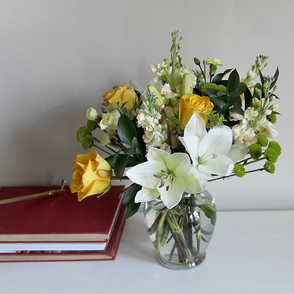 Hope & Serenity Bouquet –  Freesia Flowers, Tomball TX