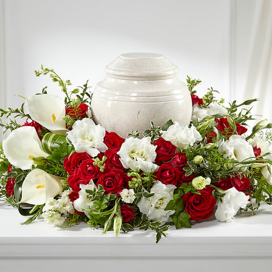 In My Memories Cremation Adornment –  Freesia Flowers, Tomball TX