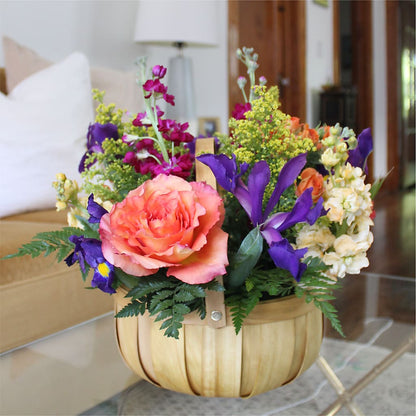 Garden of Life Basket –  Freesia Flowers, Tomball TX