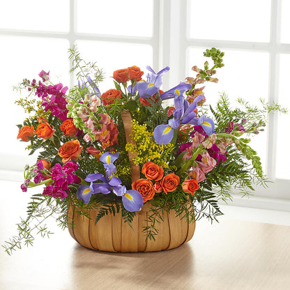 Garden of Life Basket –  Freesia Flowers, Tomball TX