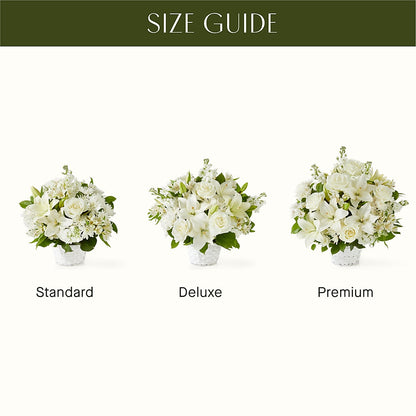 Peaceful Reflections Arrangement –  Freesia Flowers, Tomball TX