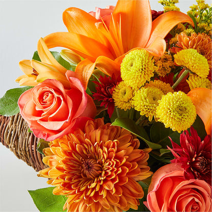 Bouquet of Blessings Cornucopia –  Freesia Flowers, Tomball TX
