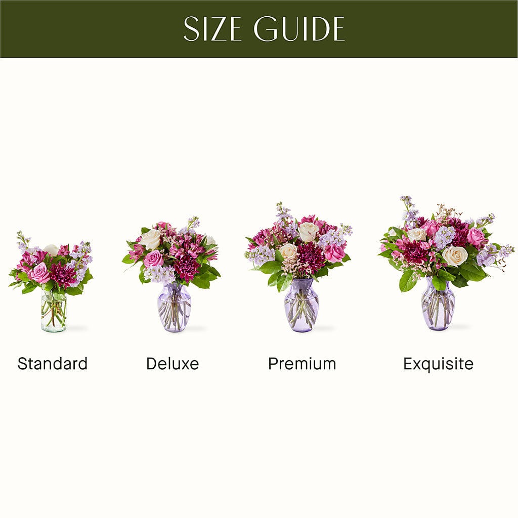 Amethyst Dreams Bouquet –  Freesia Flowers, Tomball TX
