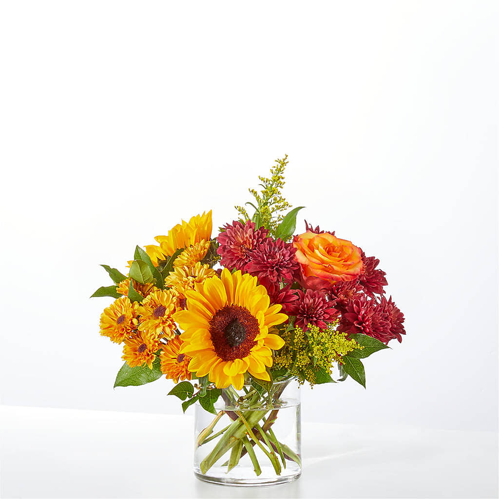 Flannel Scarf Bouquet –  Freesia Flowers, Tomball TX