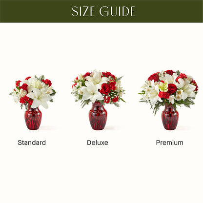 Holiday Season Bouquet –  Freesia Flowers, Tomball TX