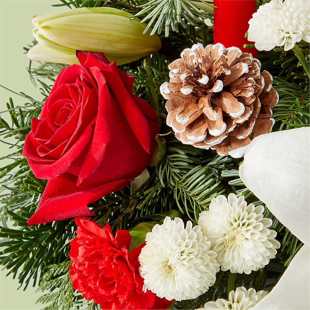 Seasonal Festivities Centerpiece –  Freesia Flowers, Tomball TX