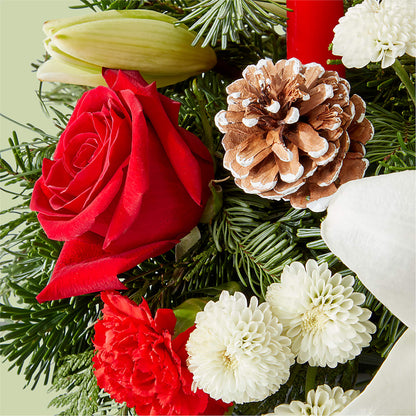 Seasonal Festivities Centerpiece –  Freesia Flowers, Tomball TX