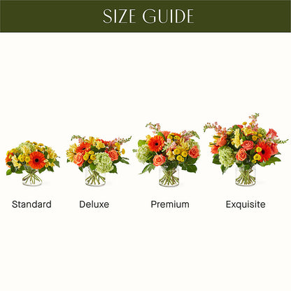 Autumn Sunshine Bouquet –  Freesia Flowers, Tomball TX