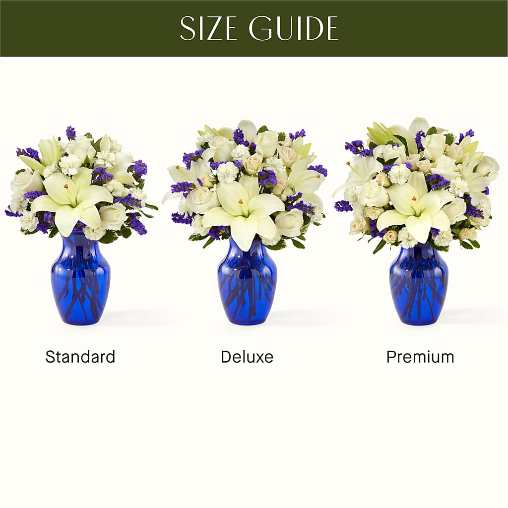 Sapphire Rush Bouquet –  Freesia Flowers, Tomball TX