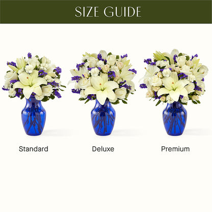 Sapphire Rush Bouquet –  Freesia Flowers, Tomball TX