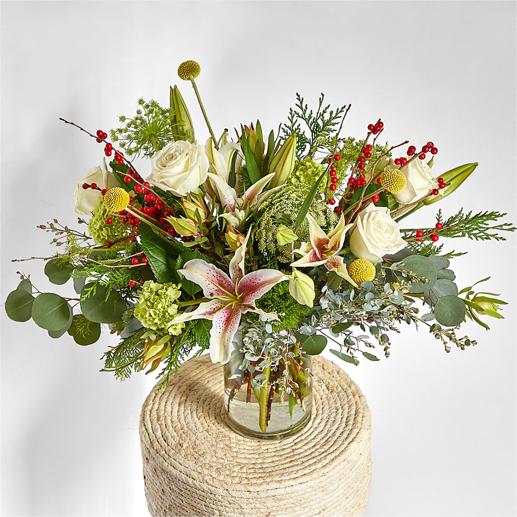 Berry & Bright Bouquet –  Freesia Flowers, Tomball TX