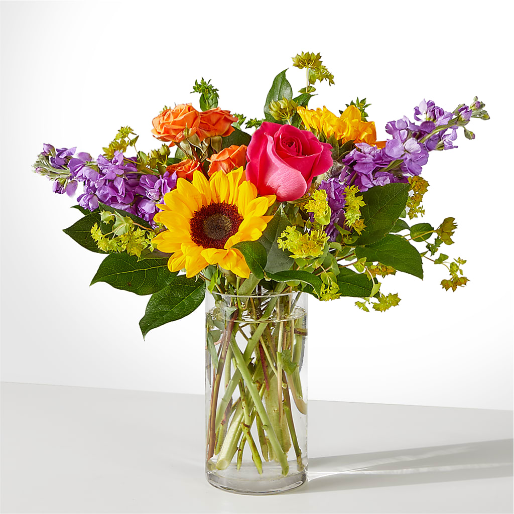 Vibrant Greetings Bouquet –  Freesia Flowers, Tomball TX